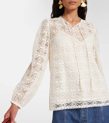 Cotton lace blouse | Frame
