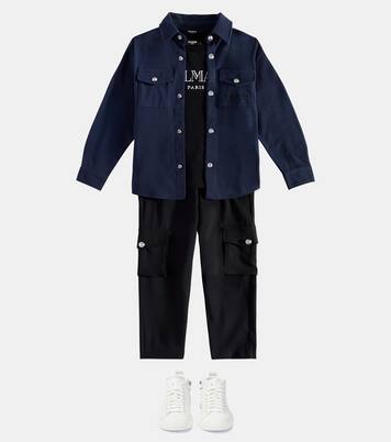 Camicia in cotone | Balmain Kids