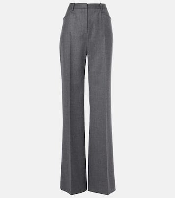 Pantalones bootcut de sarga de lana | Tom Ford