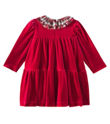 Baby tartan tiered dress | Monnalisa