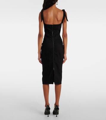 Robe midi en jean | Mugler