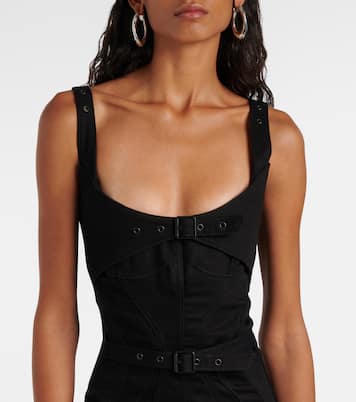 Robe midi en jean | Mugler