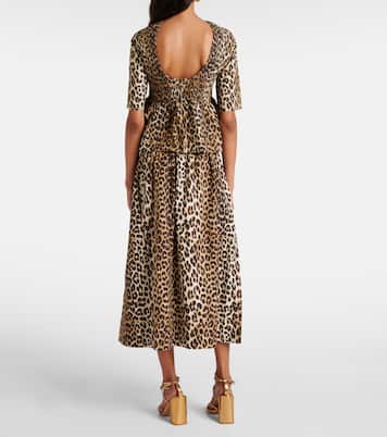 Bedrucktes Top aus Baumwolle | Ganni