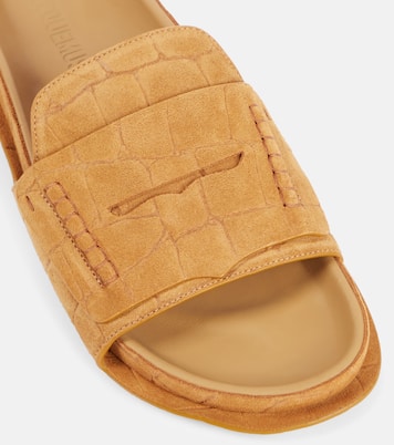 Pantoletten Mocassin aus Veloursleder | Jacquemus