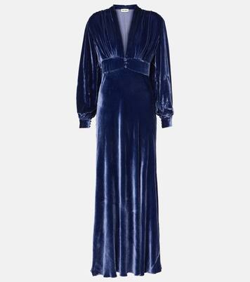 Emery velvet maxi dress | Rixo