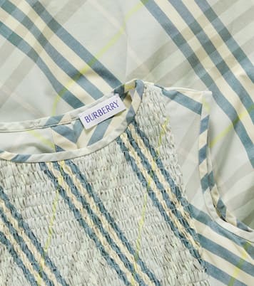 Robe Burberry Check en coton | Burberry Kids
