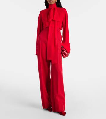 Jaipur 55 velvet slingback pumps | Gianvito Rossi