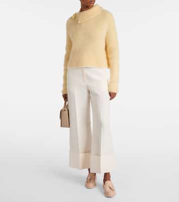 Loafers Addie aus Lackleder mit Zierperle | Jimmy Choo