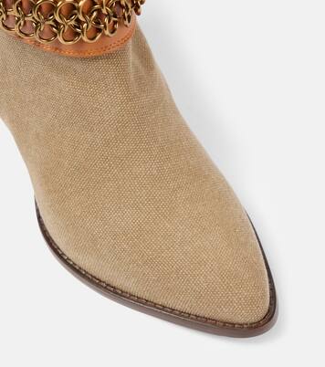 Botas cowboy Levon de lona | Isabel Marant