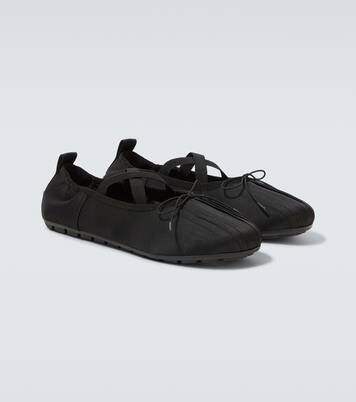 Ballerines Grip en satin | Simone Rocha