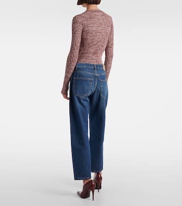 High-Rise Cropped Wide-Leg Jeans Le Mans | AG Jeans