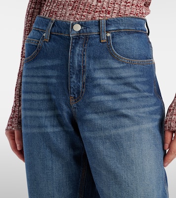 High-Rise Cropped Wide-Leg Jeans Le Mans | AG Jeans