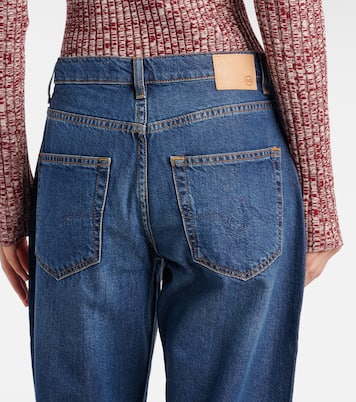 High-Rise Cropped Wide-Leg Jeans Le Mans | AG Jeans