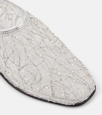 Eden metallic lace ballet flats | Simkhai