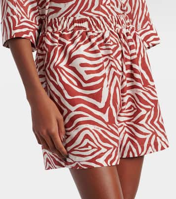 Cotton and silk shorts | Brunello Cucinelli