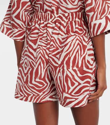 Cotton and silk shorts | Brunello Cucinelli