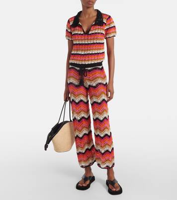 Pantalon ample en coton | Anna Kosturova