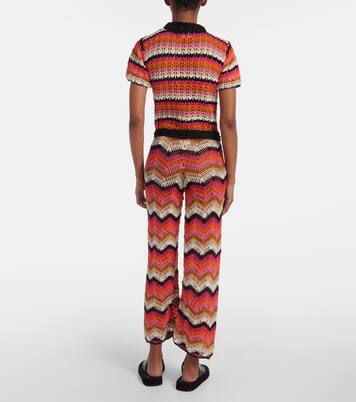 Pantalon ample en coton | Anna Kosturova