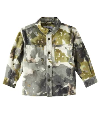 Camouflage cotton-blend twill jacket | Il Gufo