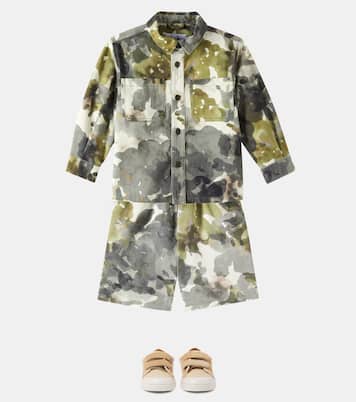 Camouflage cotton-blend twill jacket | Il Gufo