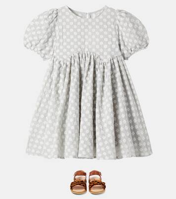 Rose embroidered cotton dress | Rylee + Cru