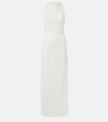 Bridal sequined halterneck gown | Rotate
