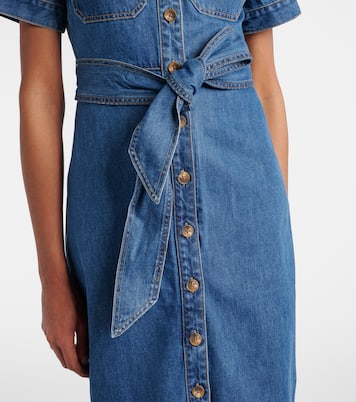 Vestido camisero Tabby de algodón | Veronica Beard