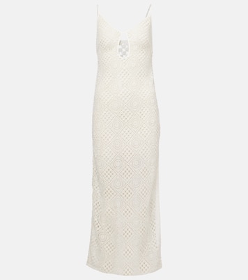 Maxikleid Rayure aus Häkelstrick | SIR