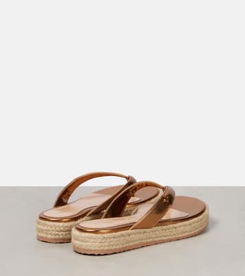 Sandales en cuir métallisé | Gianvito Rossi