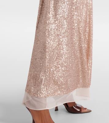 Robe longue à sequins | Norma Kamali