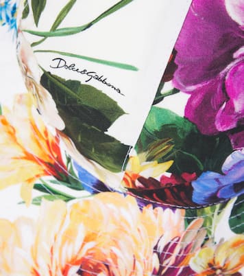 Bedruckter Hut aus Baumwollpopeline | Dolce&Gabbana Kids