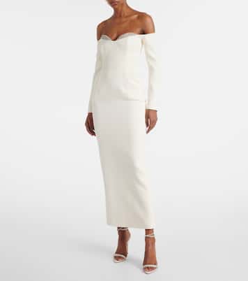 Bridal Midikleid Farah mit Kristallen | The New Arrivals Ilkyaz Ozel