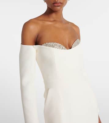 Bridal Midikleid Farah mit Kristallen | The New Arrivals Ilkyaz Ozel