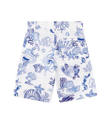 Shorts Coral Theatre aus Baumwollpopeline | Versace Kids
