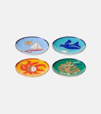 Playa set of 4 porcelain coasters | Jonathan Adler