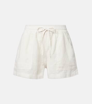 Sutton linen shorts | Velvet