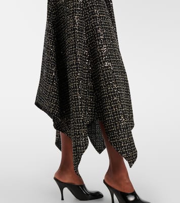 Okimi sequined tweed midi dress | Safiyaa
