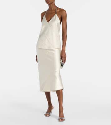 Top Faturo aus Satin mit Kettendetail | Sportmax