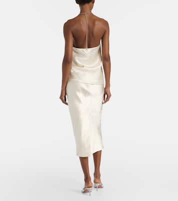 Top Faturo aus Satin mit Kettendetail | Sportmax