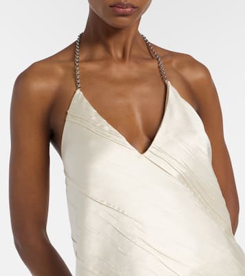 Top Faturo aus Satin mit Kettendetail | Sportmax