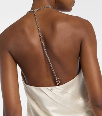 Top Faturo aus Satin mit Kettendetail | Sportmax