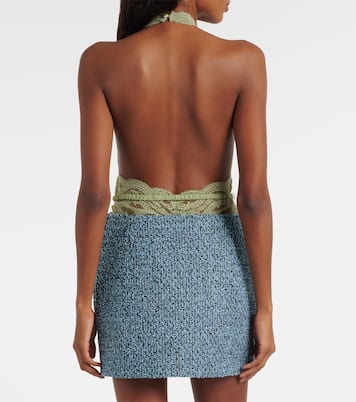 Floral lace and tulle bodysuit | Gucci