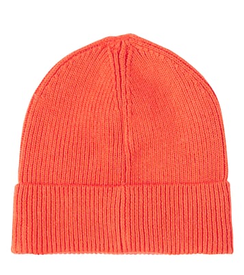 Appliqué cotton and wool beanie | Mini Rodini