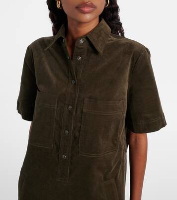 Koulis cotton-blend corduroy minidress | Veronica Beard