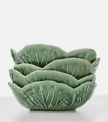 Cabbage set of 4 earthenware bowls | Bordallo Pinheiro
