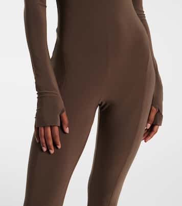 Turtleneck jersey jumpsuit | Norma Kamali