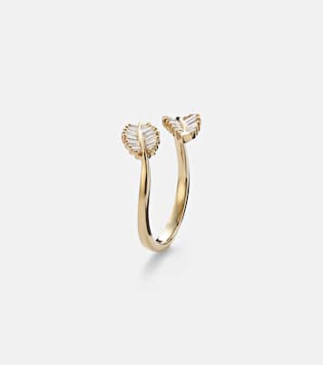 Ring Small aus 18kt Gelbgold mit Diamanten | Anita Ko