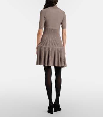 Ribbed-knit wool-blend minidress | Alaïa