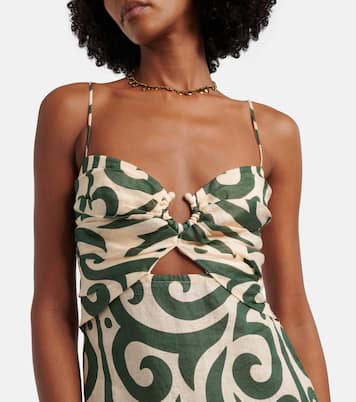 Midikleid aus Leinen | Johanna Ortiz