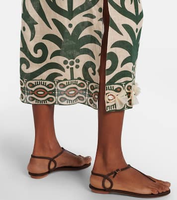 Midikleid aus Leinen | Johanna Ortiz